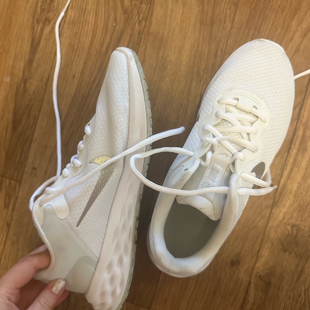 Women's White Athletic Shoes
